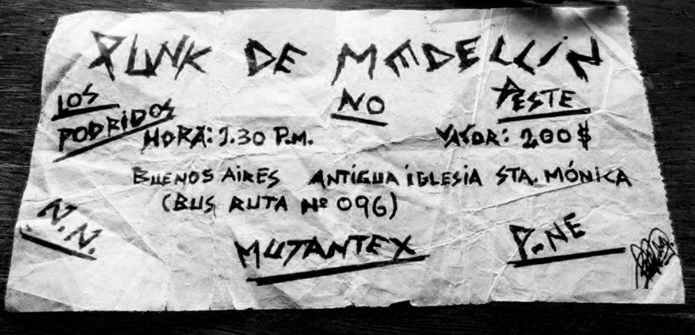 Malos Aires: el cura, los punk, y la policía. Primer festival de punk en Medellín (1986) - Música